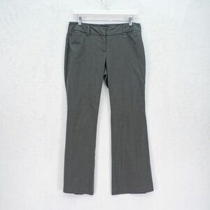New York & Company Gray Polyester Dress Pants -8P- Petite Mid Rise 33 / 29 Visco